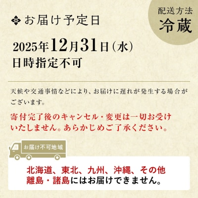 【京・料亭 わらびの里】料亭の肉・海鮮おせちオードブル 一段重 3人前|人気おせち NIC-20A