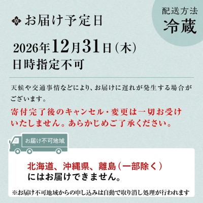 【松廣】京都の伝統を彩る豪華おせち 1人前 老舗料亭 おせち 人気