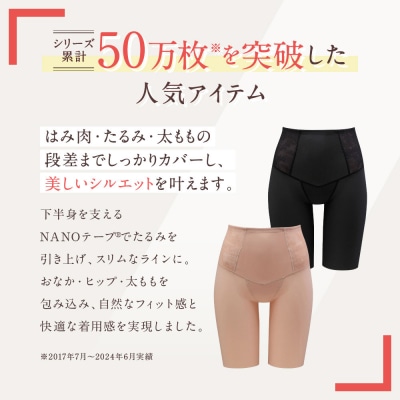 【ワコール】<肌リフト>ガードル(ロング丈)《サイズ:70M/カラー:PO》|Wacoal 下着