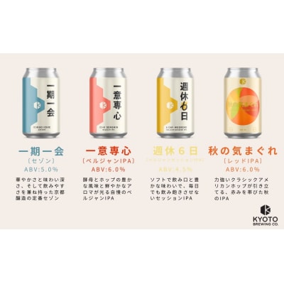 【京都醸造】季節のクラフトビールギフトセット(6本入)|地ビール 京都ビール 人気セット 