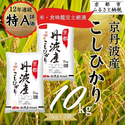 <令和7年産> 京都丹波産こしひかり 5kg×2 計10kg ※米食味鑑定士厳選