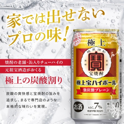 《先行受付》【宝酒造】極上宝ハイボール 350ml×24本 4/7から発送|