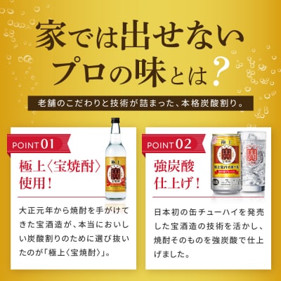 【宝酒造】極上宝ハイボール 350ml×24本 