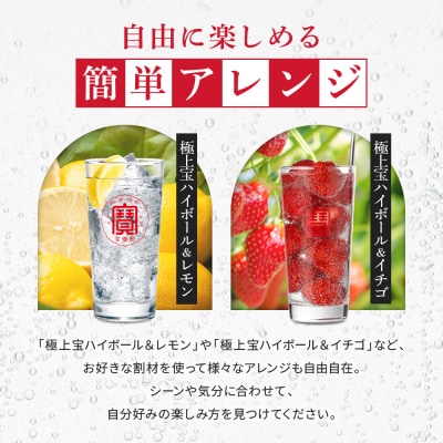 【宝酒造】極上宝ハイボール 350ml×24本 