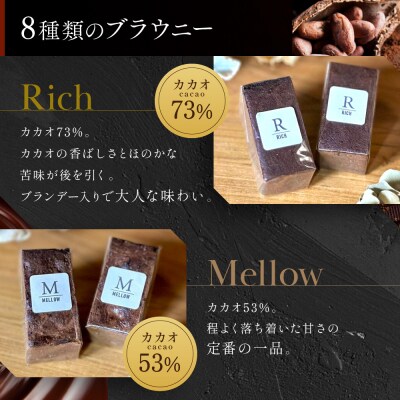 【East42st NEW YORK BROWNIE】8種類のブラウニー詰め合わせBOX