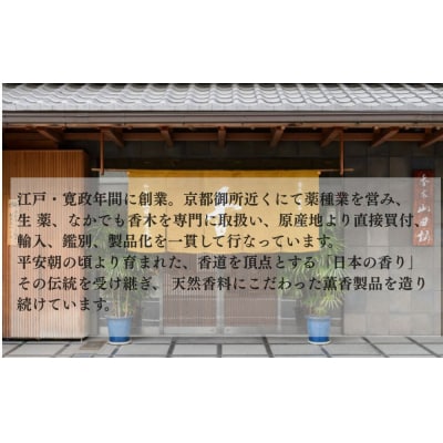 【山田松香木店】京都老舗香木店のティータイムセット