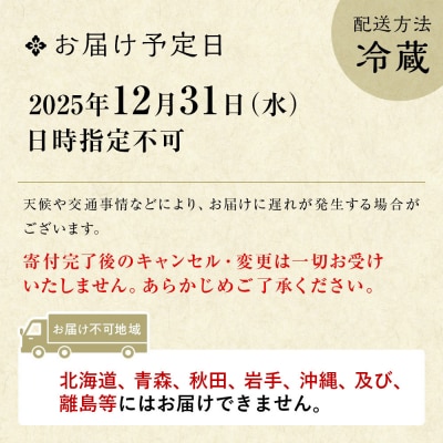 【山ばな平八茶屋】おせち「梅」二段重 4～6人前 | 京都 老舗料亭 本格おせち 人気おせち