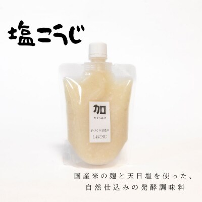 《9月末までの限定寄付額》【加藤みそ】塩こうじ2個セット