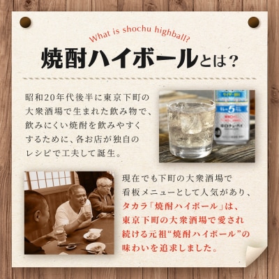 【タカラ】焼酎ハイボール「キレの5%」＜サイダー割り＞ 500ml×24本|焼酎 酎ハイ