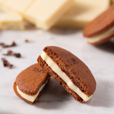 【高島屋選定品】〈dari K(ダリケー)〉カカオサンドクッキー24枚(ダーク・ミルク・ホワイト)