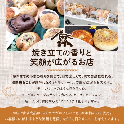 【CHABON】北海道産小麦100%のベーグル人気の12個セット