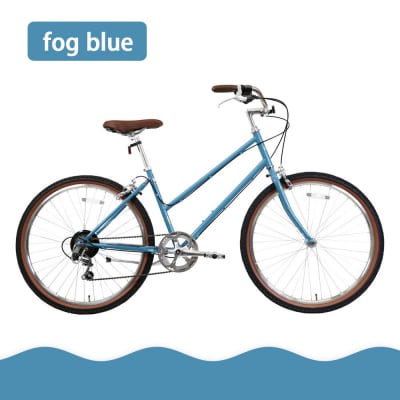 【エイリン】組立済み発送 シティサイクル 26型 TROVE Lit (fog blue)