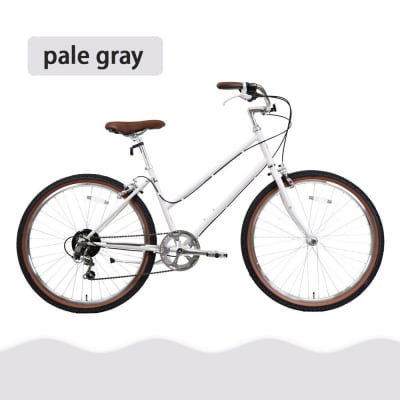 【エイリン】組立済み発送 シティサイクル 26型 TROVE Lit (pale gray)