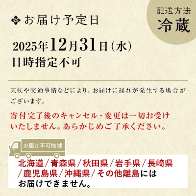 【京都 泉仙】おせち料理 一段重 | 京都 老舗料亭 本格おせち 人気おせち