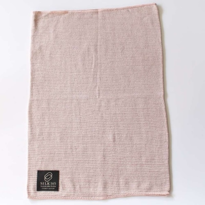 【伊と幸】《白生地の老舗が贈る》シルクニット腹巻き(ピンク)|京都 人気腹巻き ルームウェア