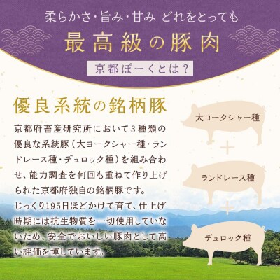 【京都特産ぽーく】京都ぽーく 豚肉小間切れ 計2.8kg(225g×12P+100gおまけ付)