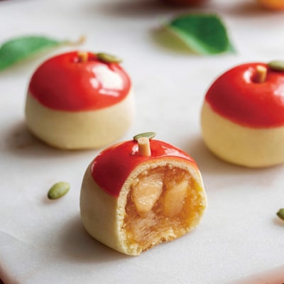 【鼓月】摘み果 林檎 12個入|京都 和菓子 有名店 人気セット 和菓子