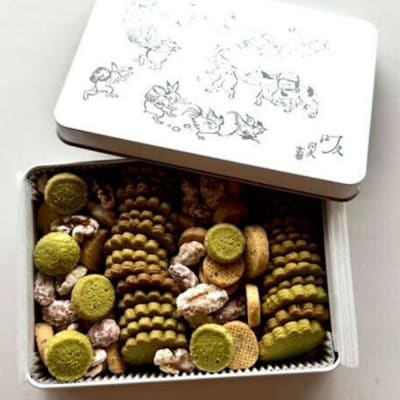 【河久】オリジナル鳥獣戯画クッキー缶 | 京都 手作り 大人のクッキー缶 人気