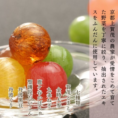 【京都祇園あべや】京野菜のど飴 7種類詰め合せ 1箱28粒入|砂糖 甘味 のど飴 人気セット