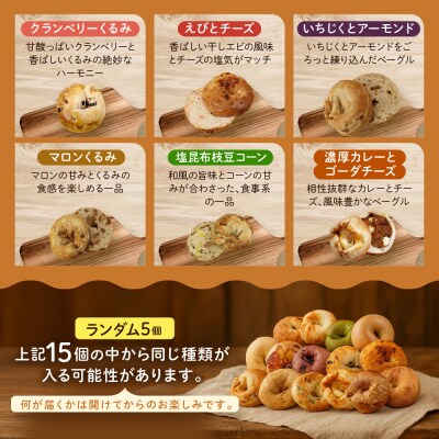 【CHABON】北海道産小麦100%のベーグル バラエティセット20個|京都 人気ベーカリー