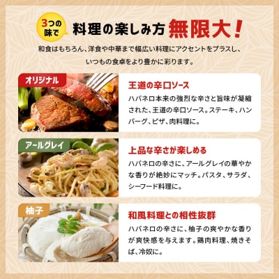 ハバネブロ3本セット (オリジナル・柚子・アールグレイ)×5箱　60ml×3 (5箱)|調味料