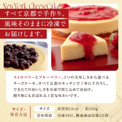 【パパジョンズ】ブルーベリーチーズケーキ 12cm|京都 チーズケーキ専門店 人気 スイーツ