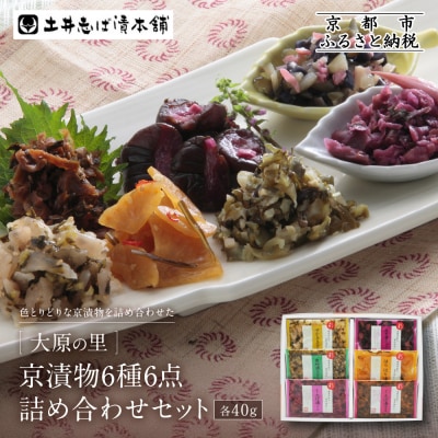【土井志ば漬本舗】大原の里京漬物6種6点詰め合わせ W-15|京都 漬物 有名店 人気セット