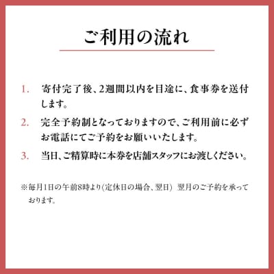 【草喰なかひがし】お食事券 30,000円|京都 料亭 名店 ミシュラン掲載 人気 食事券