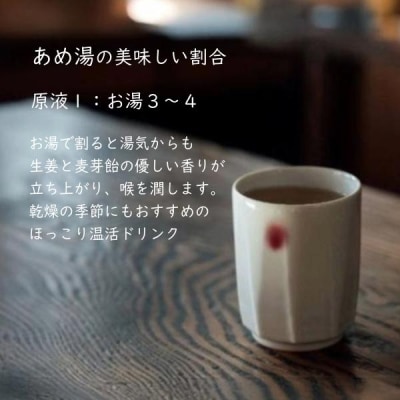 【するがや祇園下里】あめ湯(ひやしあめ)濃縮 200ml×5本セット