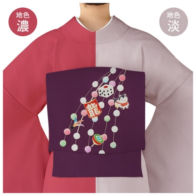 【和装振興応援プロジェクト】歳時記1月1「正月」京手描友禅 染帯|染帯 着物 織物 人気 おすすめ