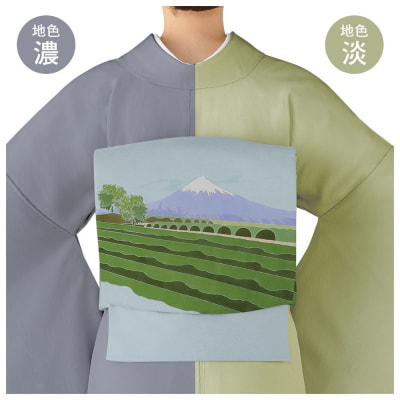 【和装振興応援プロジェクト】歳時記5月2「八十八夜」京手描友禅 染帯|染帯 着物 織物 人気 