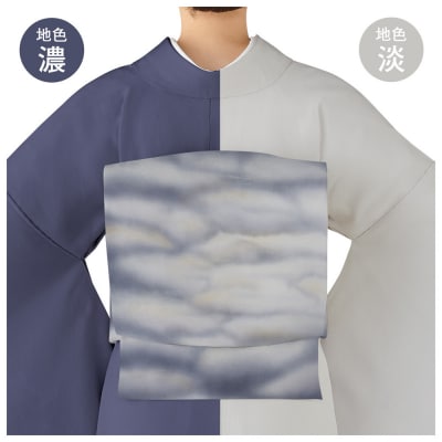 【和装振興応援プロジェクト】歳時記9月2「十五夜・中秋の名月」京手描友禅 染帯|染帯 着物 織物 