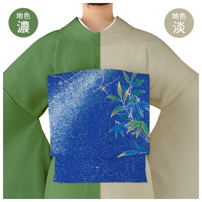 【和装振興応援プロジェクト】歳時記8月2「天の川」京手描友禅 染帯|染帯 着物 織物 人気 おすすめ