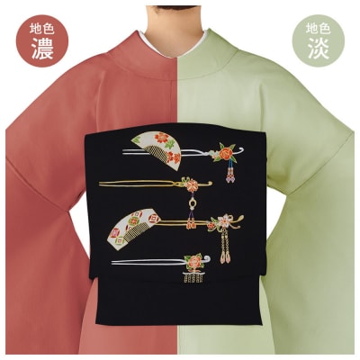 【和装振興応援プロジェクト】歳時記11月1「七五三」京手描友禅 染帯|染帯 着物 織物 