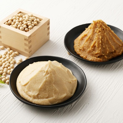 【京都御苑東 しま村】味噌2種セット(白味噌・合わせ)
