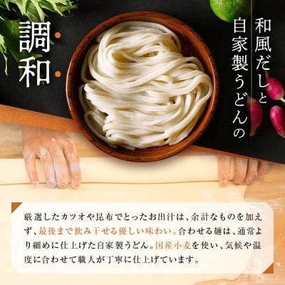 【京阪百貨店】名代おめん 九条ねぎとお揚げの京たぬき5食入り|京都 うどん 名店 冷凍うどん 人気