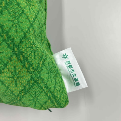 京都市営地下鉄20系車両座席シートモケットクッション|座席シート生地使用 オリジナルクッション 人気