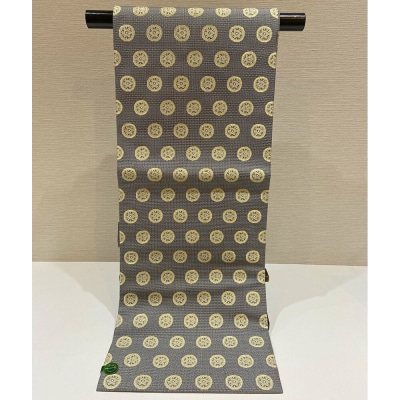 【高島屋選定品】〈龍村美術織物〉光波帯(糸屋輪宝手)