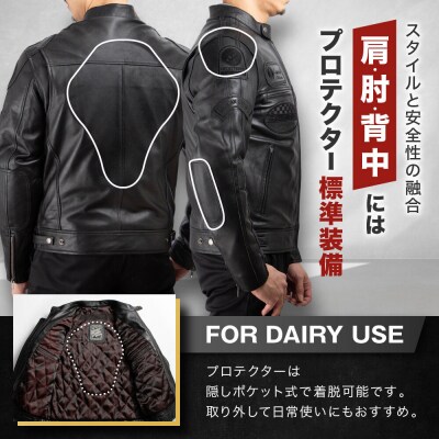 【デグナー】シープレザージャケット[13WJ-1C] XLWサイズ|京都 バイクギア 人気ブランド 