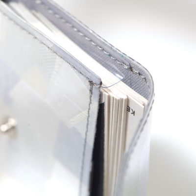 【KENTO HASHIGUCHI×京都西陣織】銀引箔 30枚カードケース(マチあり)|名刺入れ