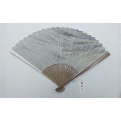 【伏見上野旭昇堂】漆喰京扇子(飛翔)|京都 扇子 京扇子 人気