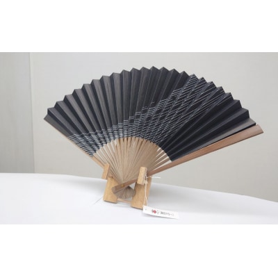 【伏見上野旭昇堂】漆喰京扇子(流星)|京都 扇子 京扇子 人気