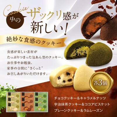 ザ・スウィーツ ドームフィリングクッキー 3種9個入り|シャディ スイーツブランド クッキー 人気 