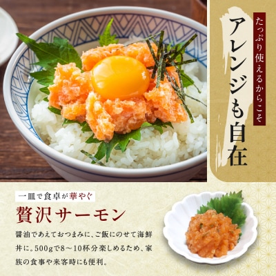 【丸友水産】トロサーモン 500g|京都 トロサーモン ノルウェー産