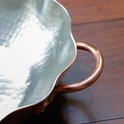 【八木庖丁店】手打ち銅製 菊鍋(30cm)〈ふるさと納税限定〉|京都 キッチン用品 人気 鍋