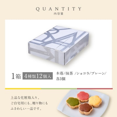 【パティスリー洛甘舎】洛甘もなんしぇ 4種アソート 12個入り| 京都 大人気 スイーツブランド 
