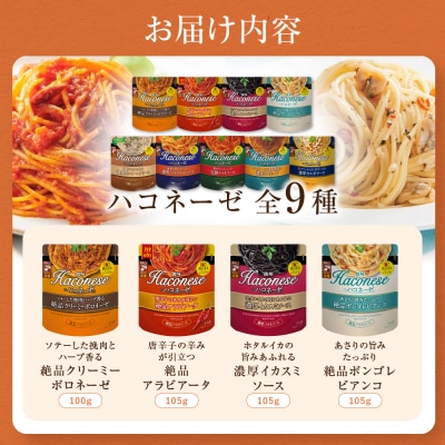 ハコネーゼ全18種コンプリートセット|創味 大人気パスタソース レトルト 