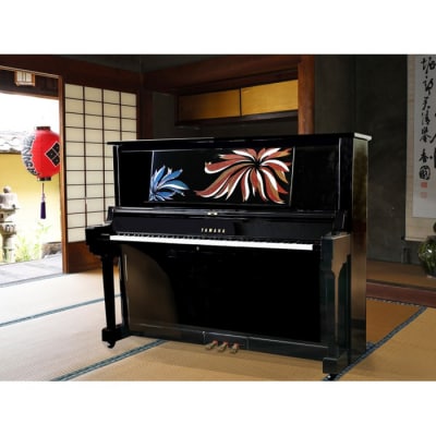 【真和楽器】京都伝統工芸による彩輝光蒔絵ピアノ「華美」モデル制作クーポン(210万円分)