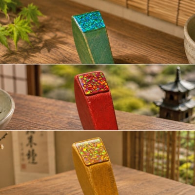 【真和楽器】京都伝統工芸による彩輝光蒔絵スプーンセット|京都 スプーン 人気