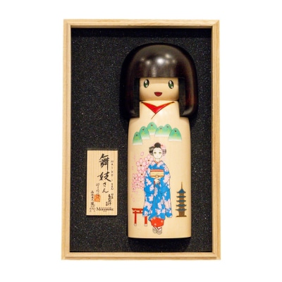 舞妓さんこけし|京都 舞妓 人気 村上隆 カイカイキキ アーティスト 舞妓 天然木